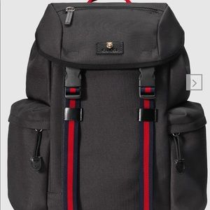 Gucci techno canvas backpack